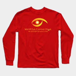 WE C Hope Logo in Gold Long Sleeve T-Shirt